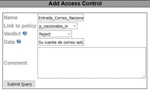Entrada de correo