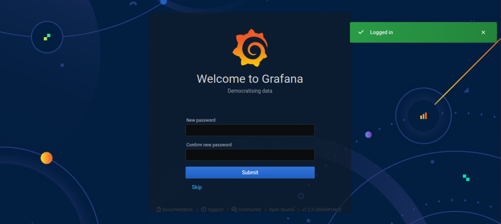 Grafana Login